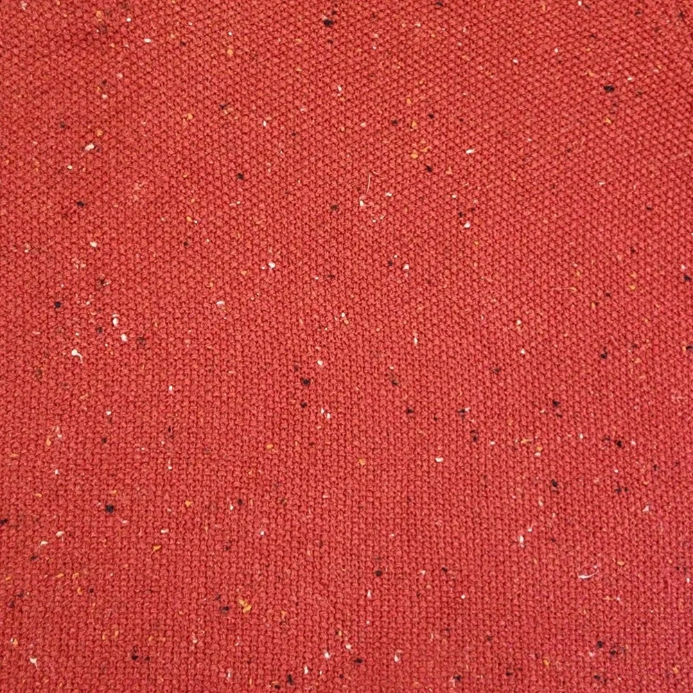 Jos A Bank Lambs‎ Wool Blend 1/4 Zip Sweater Mens M Speckled Red Mock Neck